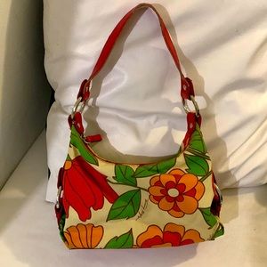 Floral shoulder bag